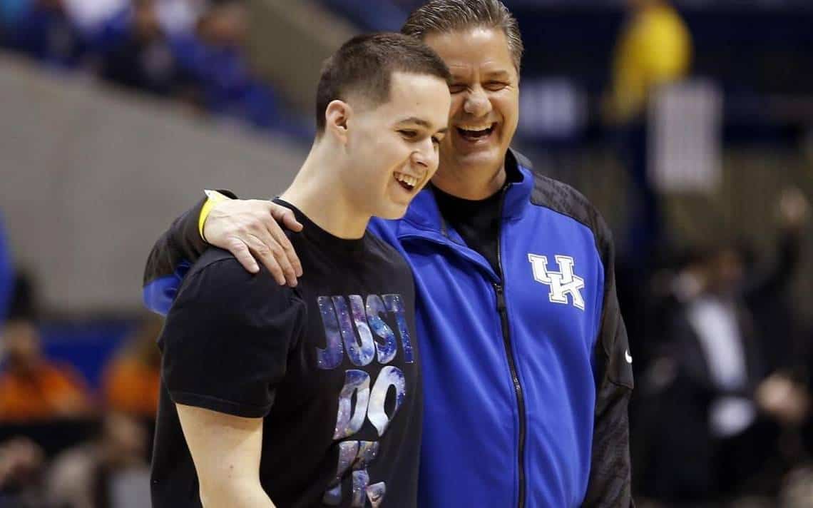 Ncaa basketball - John Calipari col figlio Brad - Kentucky