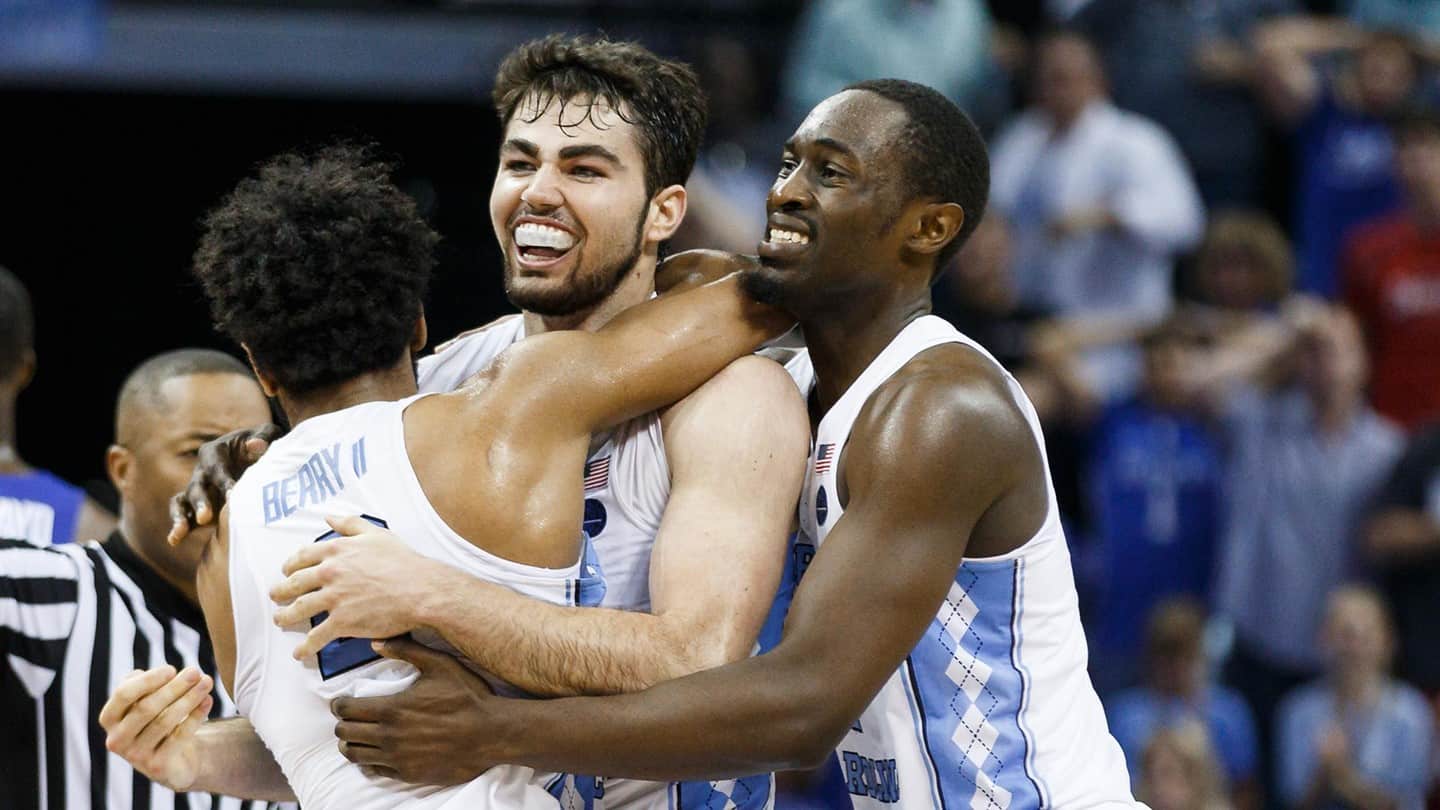 Maye, Berry e Pinson (UNC)