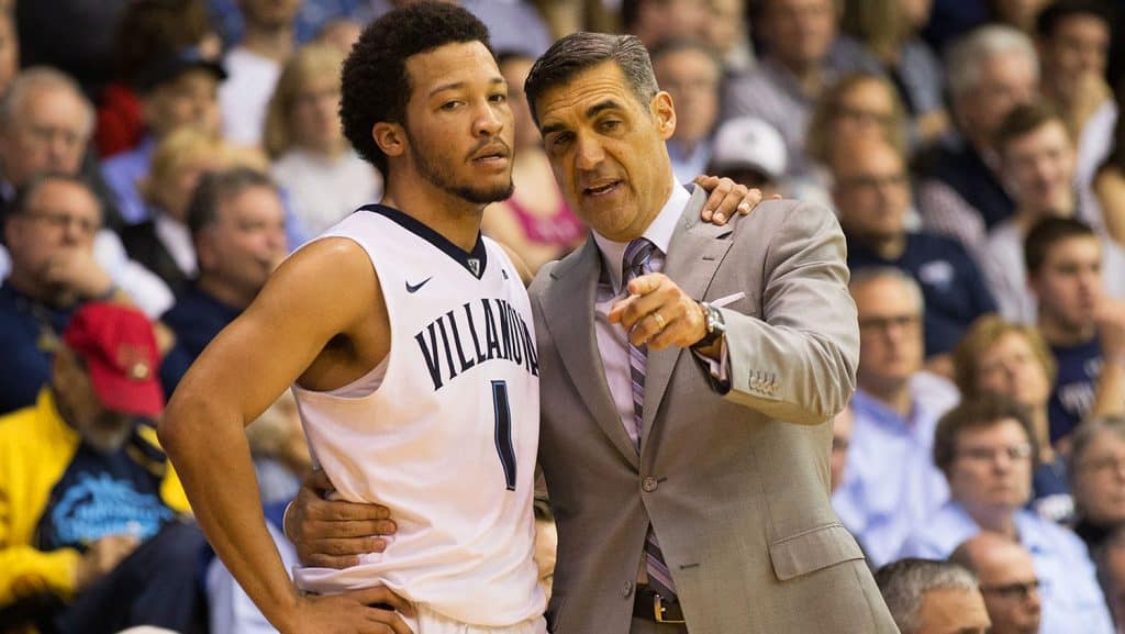 Jalen Brunson e Jay Wright (Villanova)