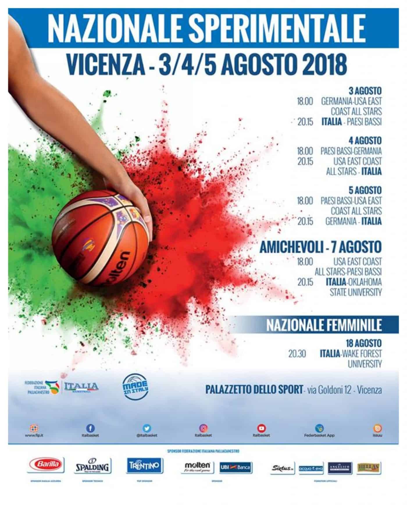 Ncaa vs Italia, il CBT si tinge d’azzurro