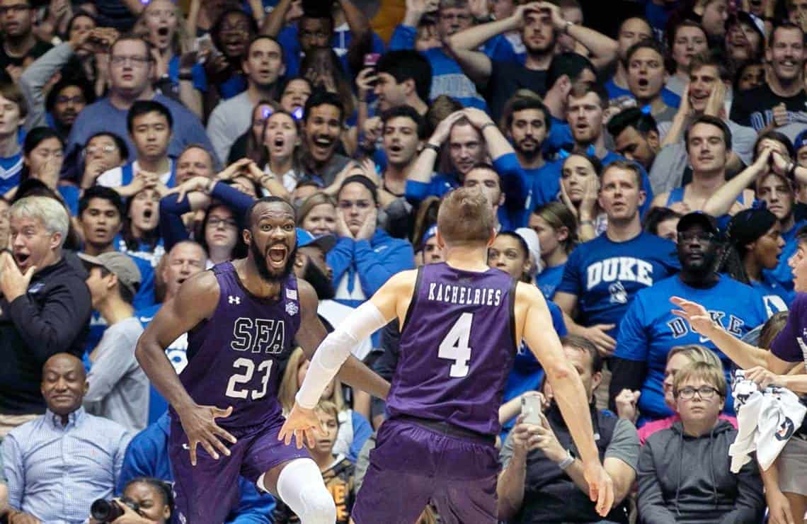 Nathan Bain Stephen F. Austin SFA Duke Top 10