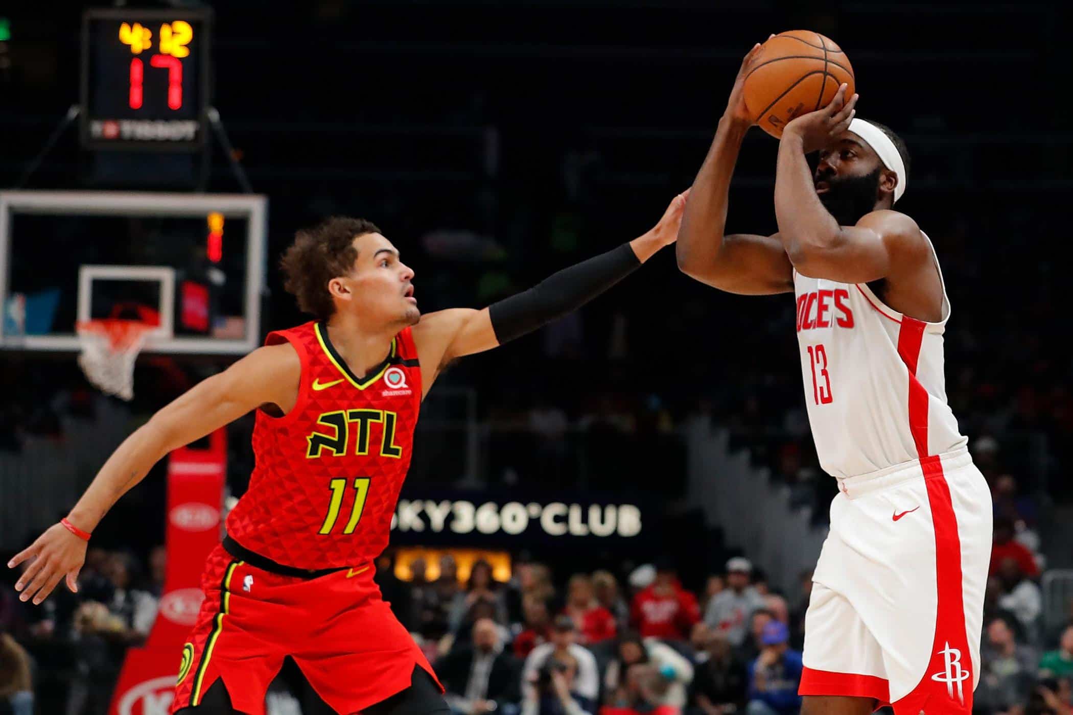 Trae Young vs James Harden: che spettacolo!