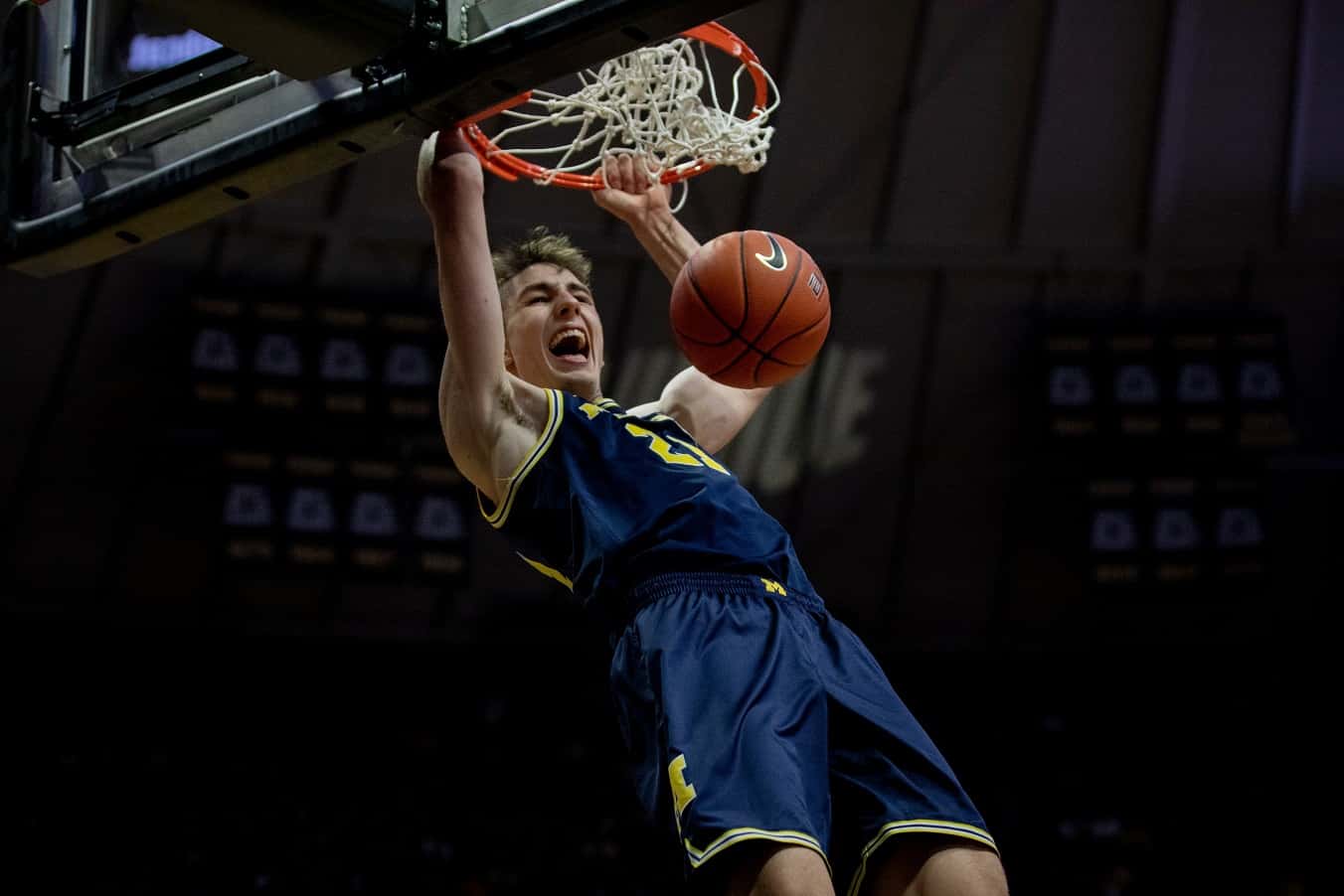 Franz Wagner Michigan at Purdue Top 5 Europei in NCAA