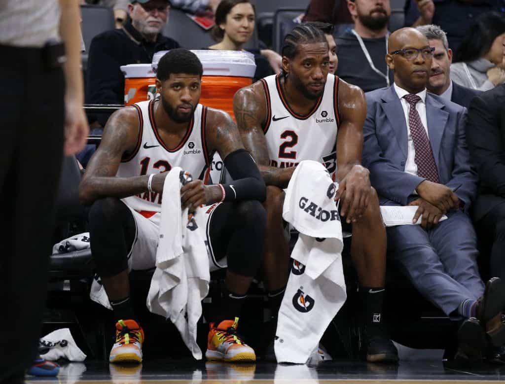 La frustrazione di Leonard e George dopo l'eliminazione dei Clippers