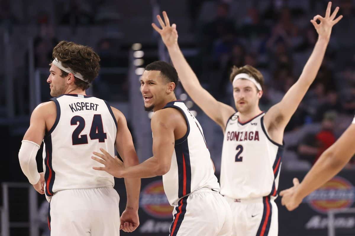 Kispert Suggs Timme Gonzaga Final Four