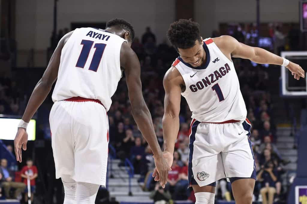 Jalen Suggs e Joel Ayayi - Gonzaga