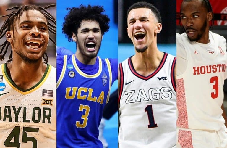 Final Four 2021 Baylor UCLA Gonzaga Houston