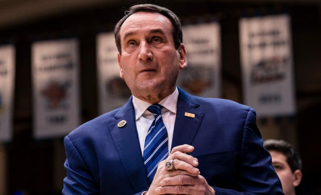 Mike Krzyzewski Coach K Duke ritiro